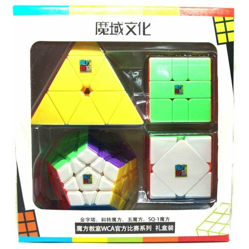 фото Набор головоломок для начинающих moyu cubing classroom wca set, color