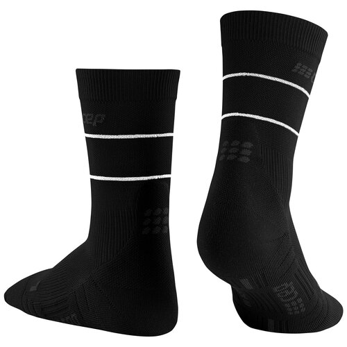 фото Функциональные укороченные гольфы cep reflective для бега cep gaiters женщины c103rw-5 iv