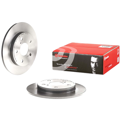 фото Brembo 08.a534.21 (08a53420 / 08a53421 / bn1146) диск тормозной задн. с уф покрытием toyota (тойота) auris (_e15_) 10 / 06-09 / 1 (комплект 2 штуки)