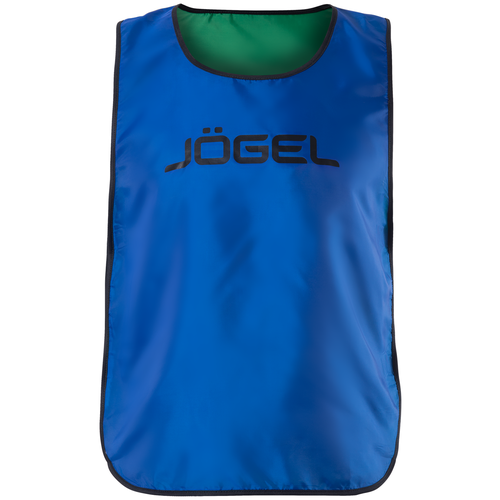 фото Манишка двухсторонняя jögel reversible bib, детский, синий/зеленый (ym) jogel