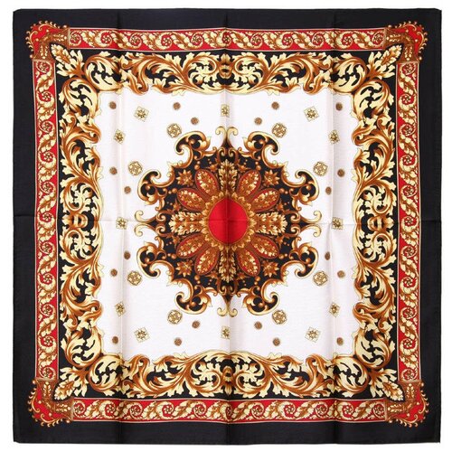 фото Шелковый платок с красивым узором клаб сета 12965 clubseta