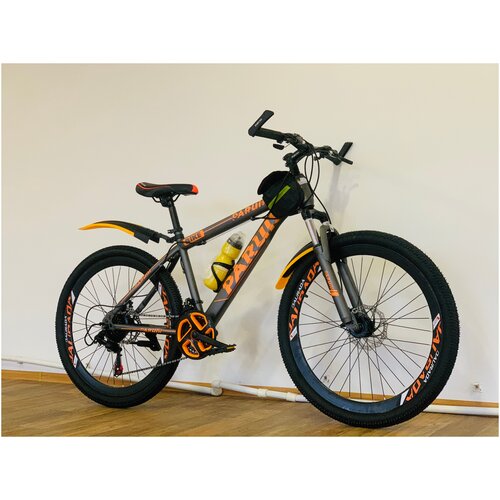 фото Горный велосипед paruisi 26" серый/оранжевый green bike