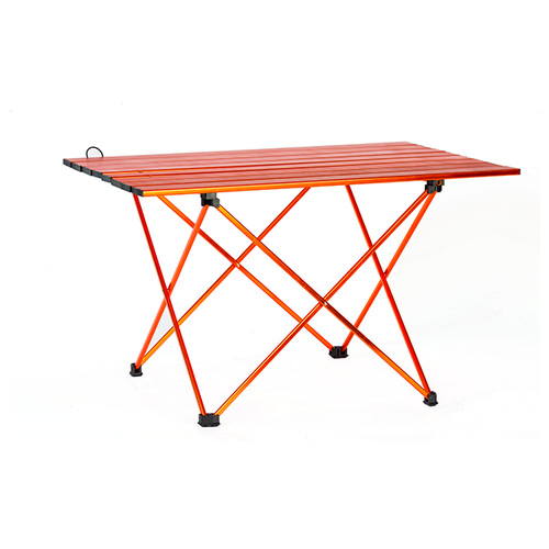 фото Стол складной primecamping | для кемпинга туристический оранжевый| размер 56х40,5х40 см. большой