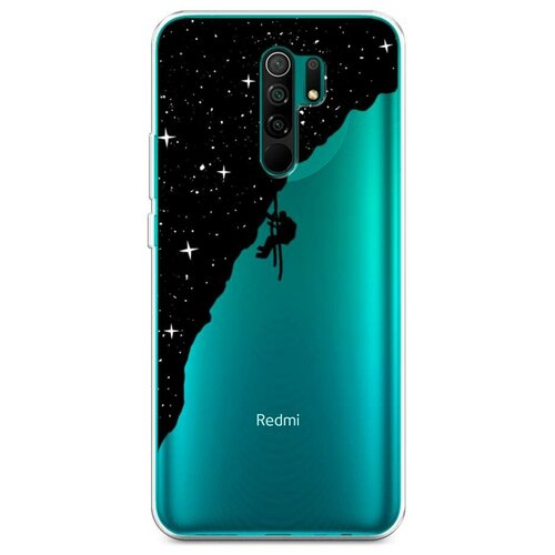 фото Силиконовый чехол "скалолаз в космосе" на xiaomi redmi 9 / сяоми редми 9 case place