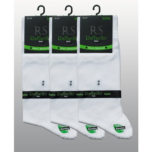 фото Носки raffaello socks, 3 пары, размер 42-45, белый