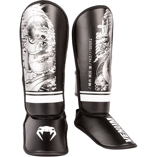 фото Детские щитки venum ykz21 black/white (m)