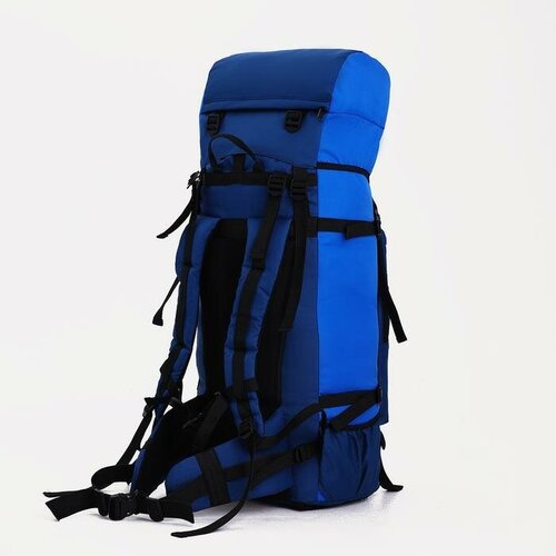 фото Рюкзак туристический, 80 л, отдел на шнурке, наружный карман, цвет синий pr-market