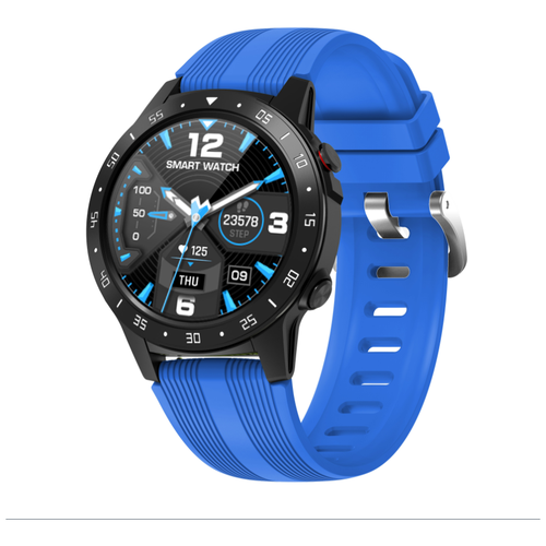 фото Часы smart watch m5s garsline синие