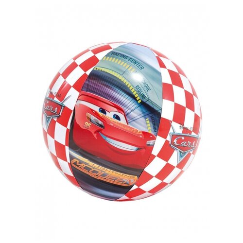 фото Пляжный мяч intex тачки diisney-pixar 58053 красный