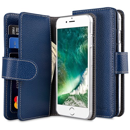 фото Кожаный чехол книжка melkco для apple iphone 7/8/se 2020 - wallet plus book type