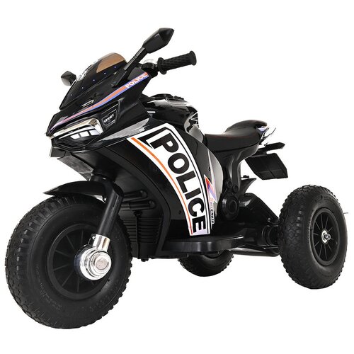 фото Детский электромотоцикл pituso 6v арт.6188 надувные колеса black/черный