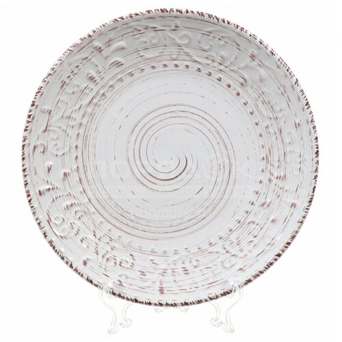 фото Тарелка обеденная, керамика, 27 см, круглая, энже, daniks
