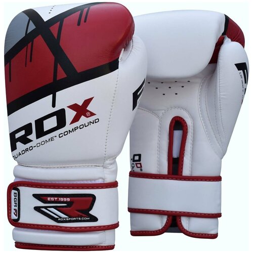 фото Перчатки боксерские rdx boxing glove bgr-f7 red красный искусственная кожа цвет красный размер 14oz rdx,rdx