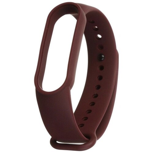 фото Силиконовый ремешок для mi band 5 / спортивный ремешок для фитнес трекера xiaomi / brown