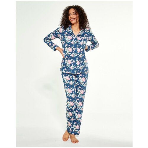фото 482/283 пижама женская cornette cindy - размер: xl, цвет: джинс