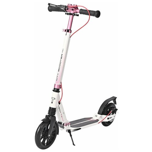 фото Самокат city scooter disc brake pink (розовый) techteam