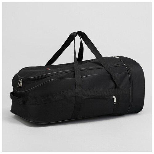 фото Сумка-рюкзак туристический, отдел на молнии, наружный карман, цвет чёрный andromeda