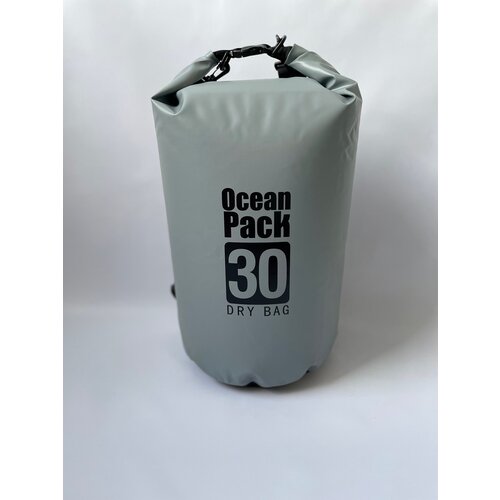 фото Гермомешок 30л серый / герметичный рюкзак / герморюкзак / гермосумка / герметичная сумка / сумка для сапборда / сумка для сап борда /ocean pack 30 л