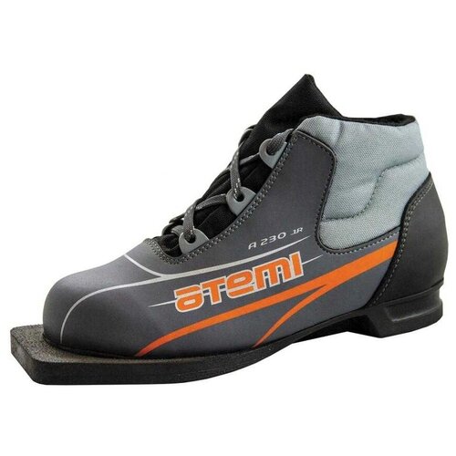 фото Ботинки лыжные atemi а230 jr grey, размер, 30, крепление: 75мм