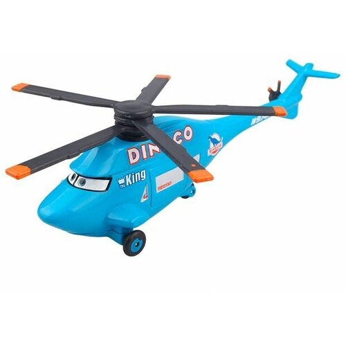 фото Вертолет металлический тачки / cars вертолет диноко dinoco синий из мультика тачки mattel