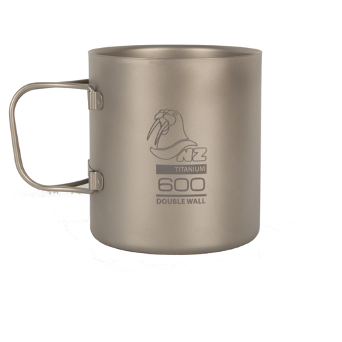 фото Титановая термокружка nz ti double wall mug 600 ml