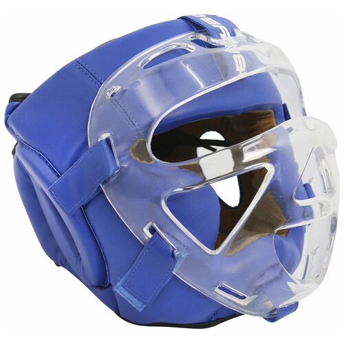 фото Шлем с пластиковым забралом boybo flexy синий bp2006 (l)