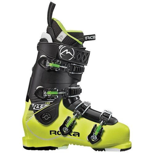 фото Горнолыжные ботинки roxa r3s 130 lime/ black/ black (см:28,5)