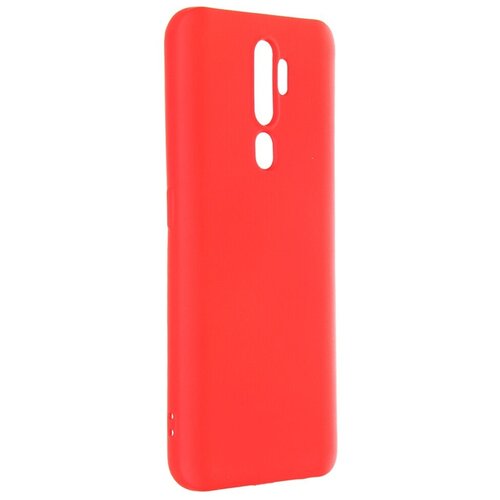 фото Чехол krutoff для oppo a5 2020 / a9 2020 silicone red 12367