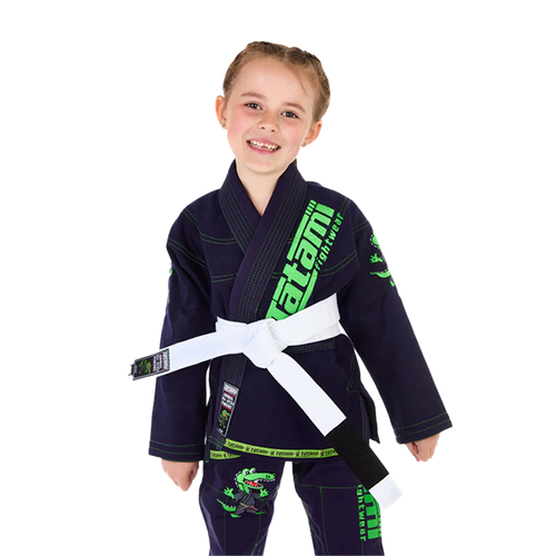 фото Кимоно tatami fightwear для джиу-джитсу, с поясом, размер m00, синий, зеленый