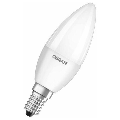 фото Лампа светодиодная ledvance-osram parathom dim cl b fr 40 dim 5w/827 e14 osram свеча матовая