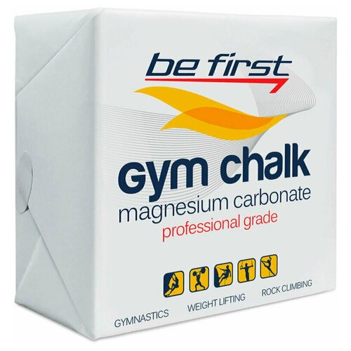 фото Магнезия спортивная порошковая gym chalk, 57 г / брикет be first