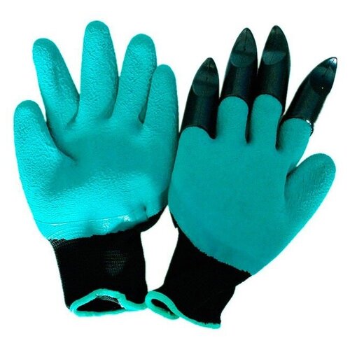 фото Садовые перчатки с когтями garden genie gloves