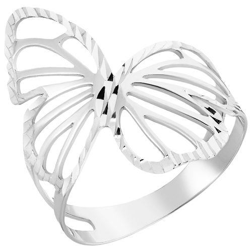 фото Ювелир карат кольцо серебряное "бабочка"без вставок 2017531/9, размер 16.5