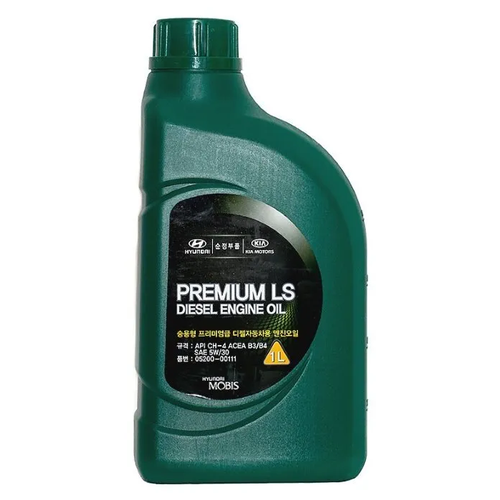 фото Моторное масло hyundai premium ls diesel sae 5w-30 ch-4 (1л) арт. 0520000111 mobis