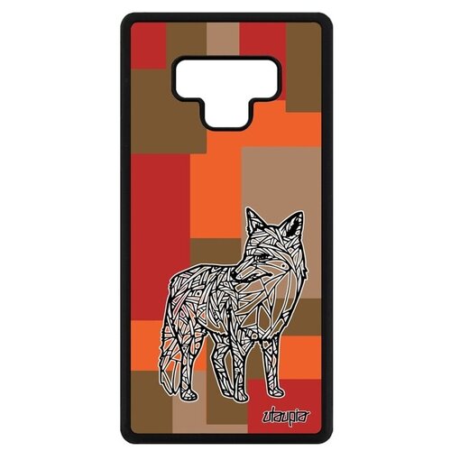 фото Противоударный чехол на телефон // samsung galaxy note 9 // "лиса" хитрая хищник, utaupia, цветной