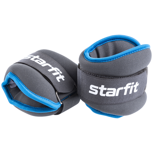 фото Утяжелители универсальные starfit wt-501, 2 кг, черно-синий