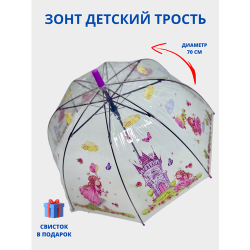 фото Зонт-трость galaxy of umbrellas, розовый, бесцветный