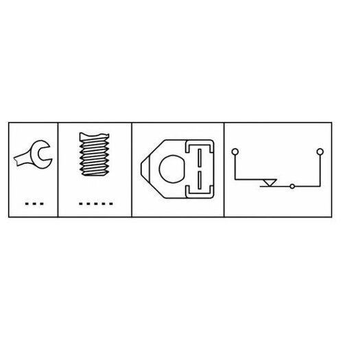 фото Датчик стоп- сигнала hella 6df 003 263-081