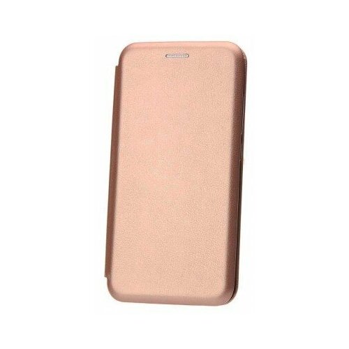 фото Чехол- книга боковая fashion case для apple iphone x розовое золото opt-mobile