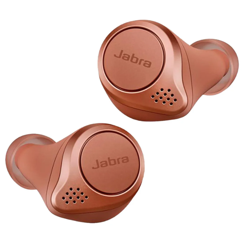 фото Беспроводные наушники jabra elite active 75t sienna