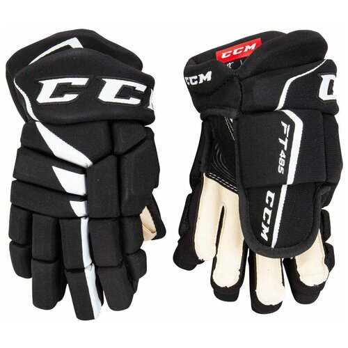 фото Перчатки ccm jetspeed ft485 jr (blk/wht 10")