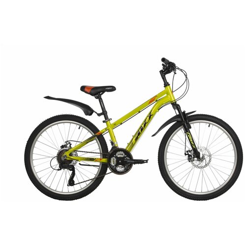 фото Велосипед подростковый foxx 24", atlantic d, зеленый, алюминий, размер 12"