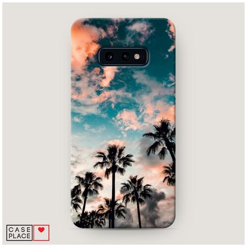 фото Чехол пластиковый samsung galaxy s10e небо 3 case place