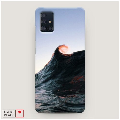 фото Чехол пластиковый samsung galaxy a51 волна крюк case place