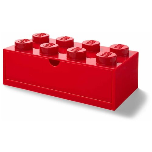 фото Ящик для хранения lego desk drawer 8 красный