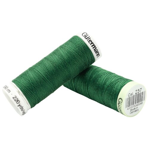 фото Набор швейных нитей (744506 нить top stitch 30м, 748277 нить sew-all 200м) 2шт/упак гутерманн, 237 зеленое яблоко gutermann