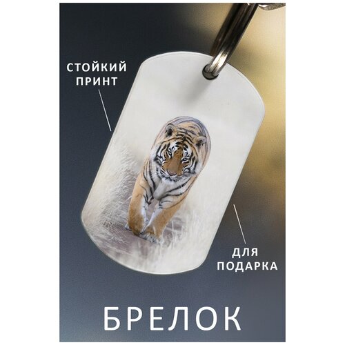 фото Брелок для ключей тигр подарок мужчине ребенку женщине, брелок детский женский мужской, подвеска на рюкзак, брелок на сумку животные zhenya cloud