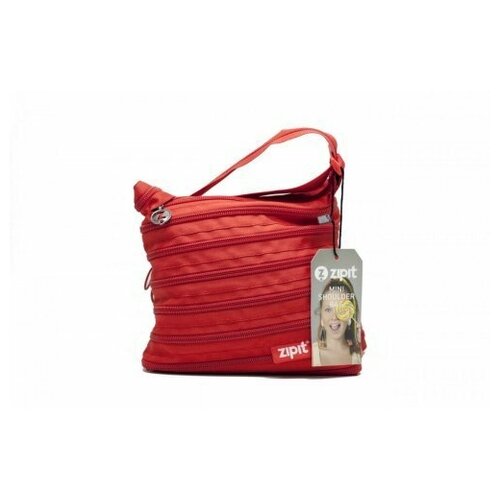 фото Стильная сумка zipit mini shoulder bag (красная)