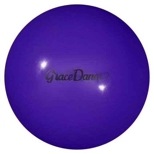 фото Мяч для художественной гимнастики grace dance 18,5 см, 400 гр, цвет фиолетовый