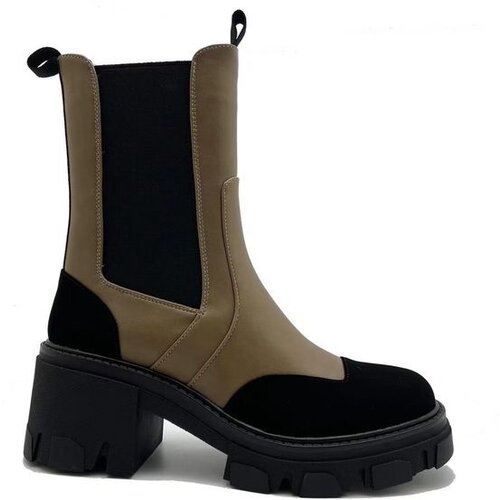 фото Ботинки челси patrol, демисезон/зима, размер 41, коричневый, черный